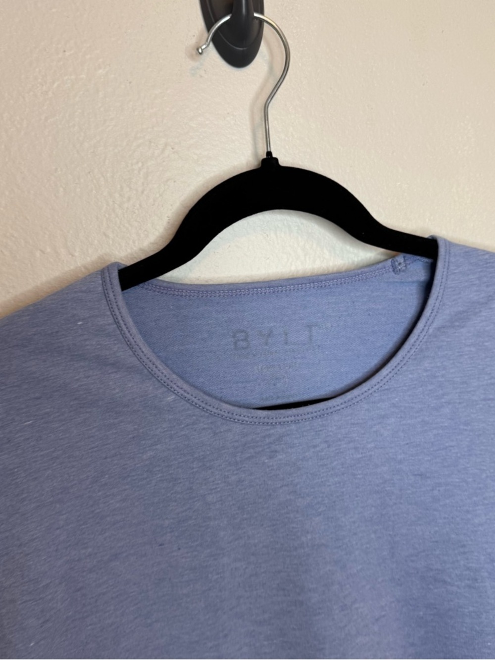 BYLT Men’s Short Sleeve Tee Shirt Athletic Light Blue - Picture 4 of 9